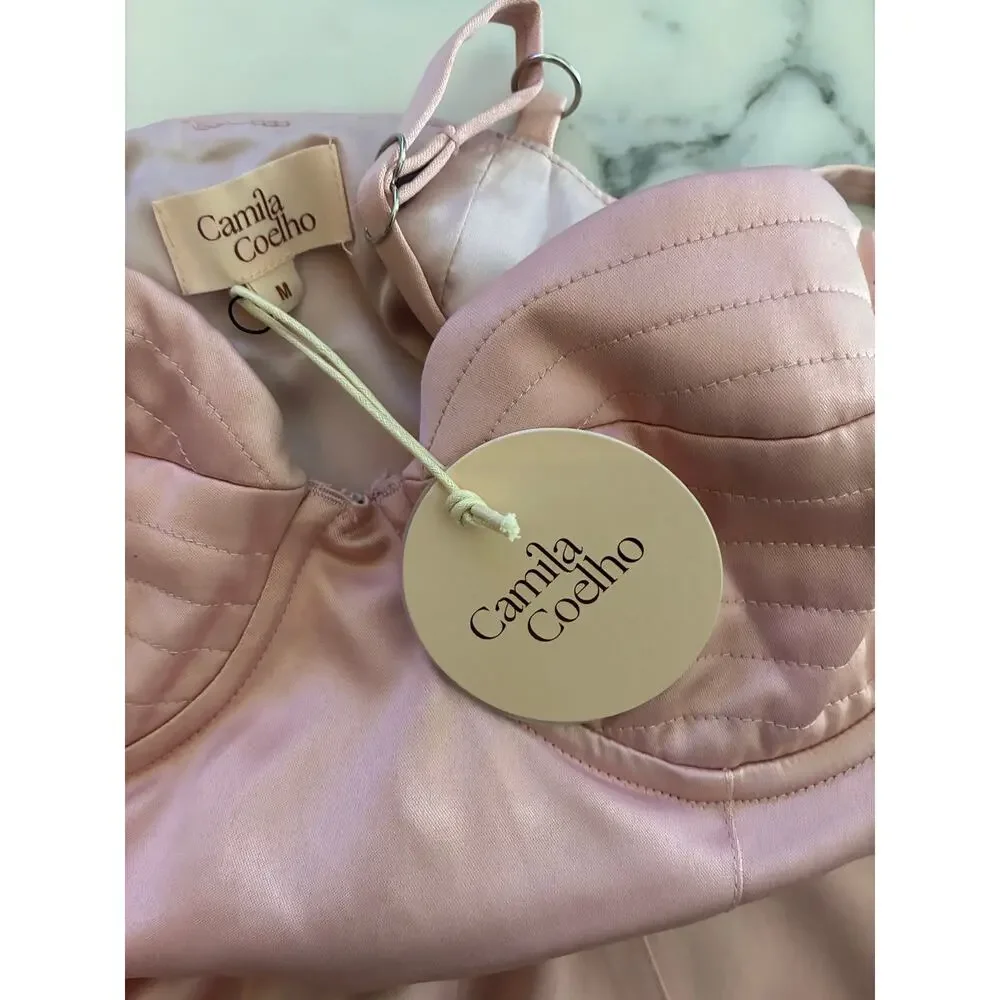 Kimi Mini Dress in Rosy Pink Camila Coelho